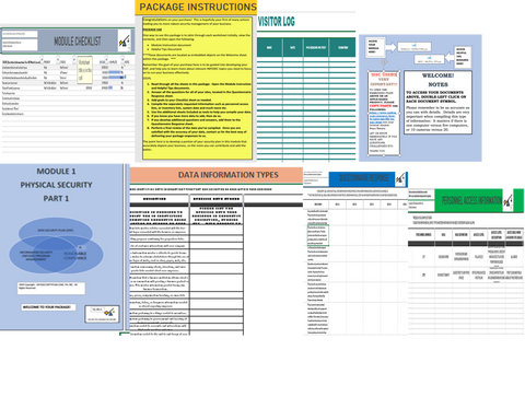 INDIVIDUAL DATA SECURITY PLAN (DSP) MODULE 1